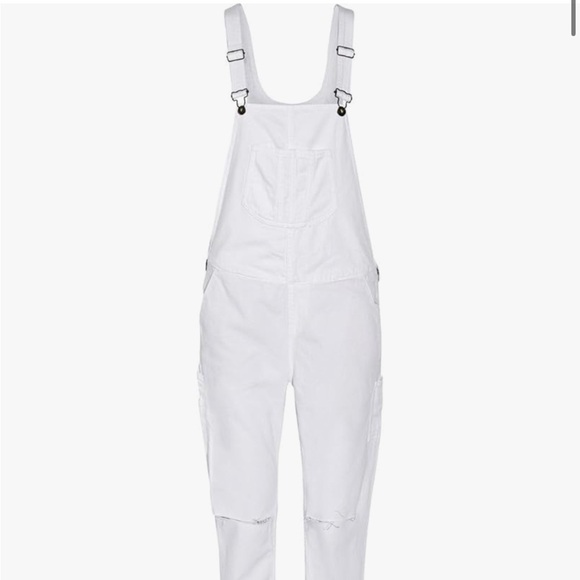 Overall Rag rag & bone | Jeans | Rag Bone White Denim Overalls | Poshmark